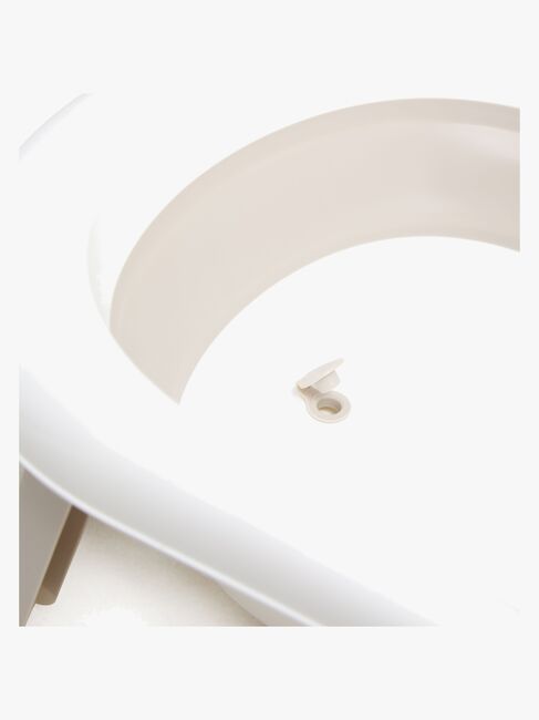 Beemoo CARE Assist Hopfällbar Badbalja, White/Beige