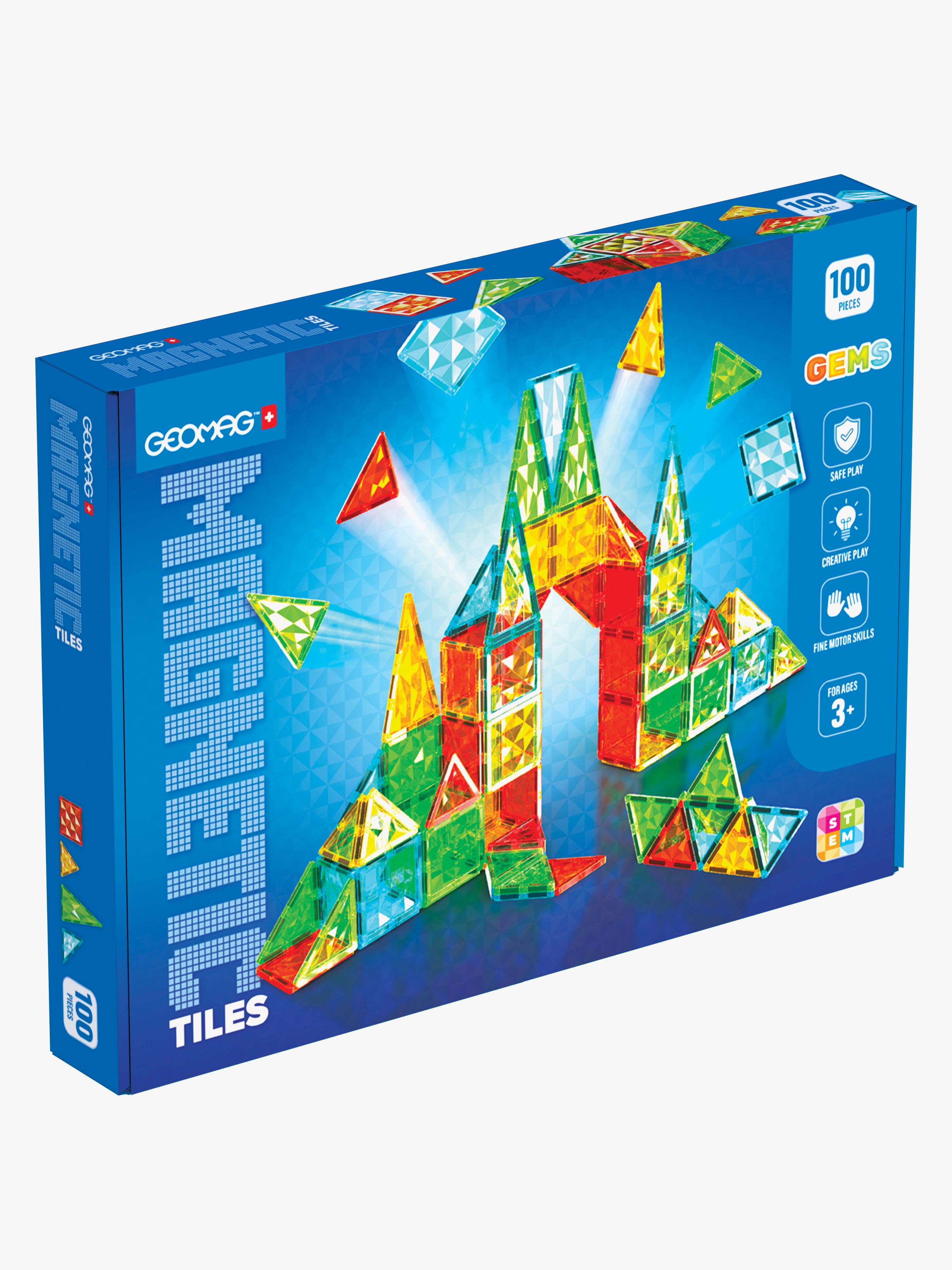 Geomag Gems Magnetisk Byggset 100 Delar