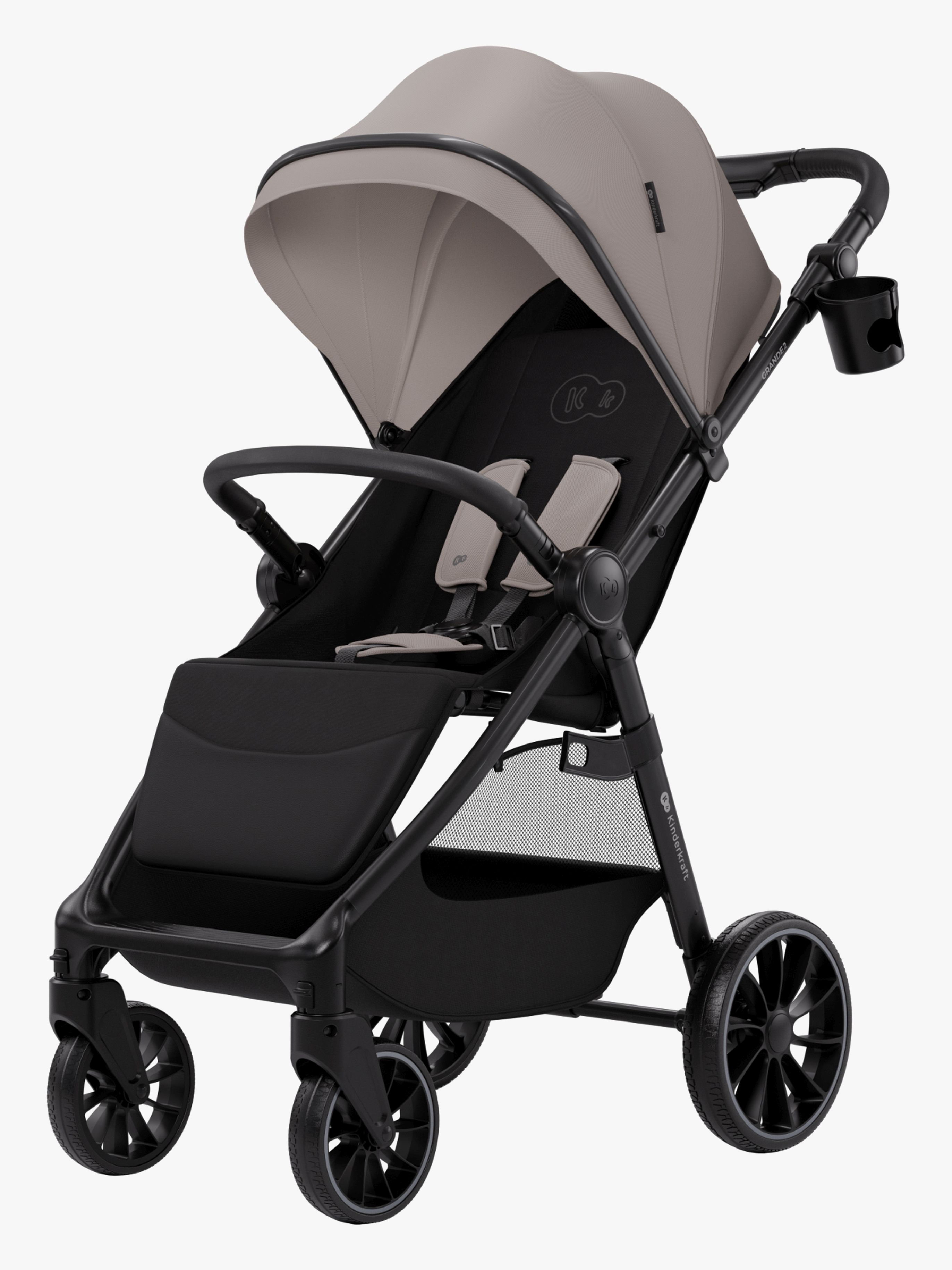 Kinderkraft Grande 2 Sittvagn, Sand Beige