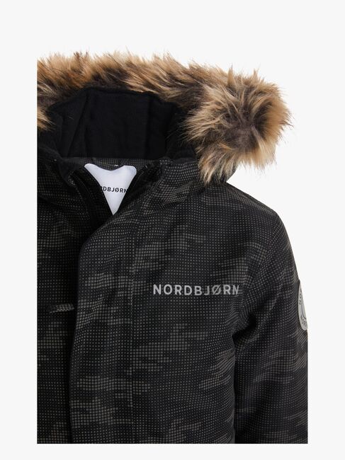 Nordbjørn Frej Reflekterande Overall, Camo Dots Black