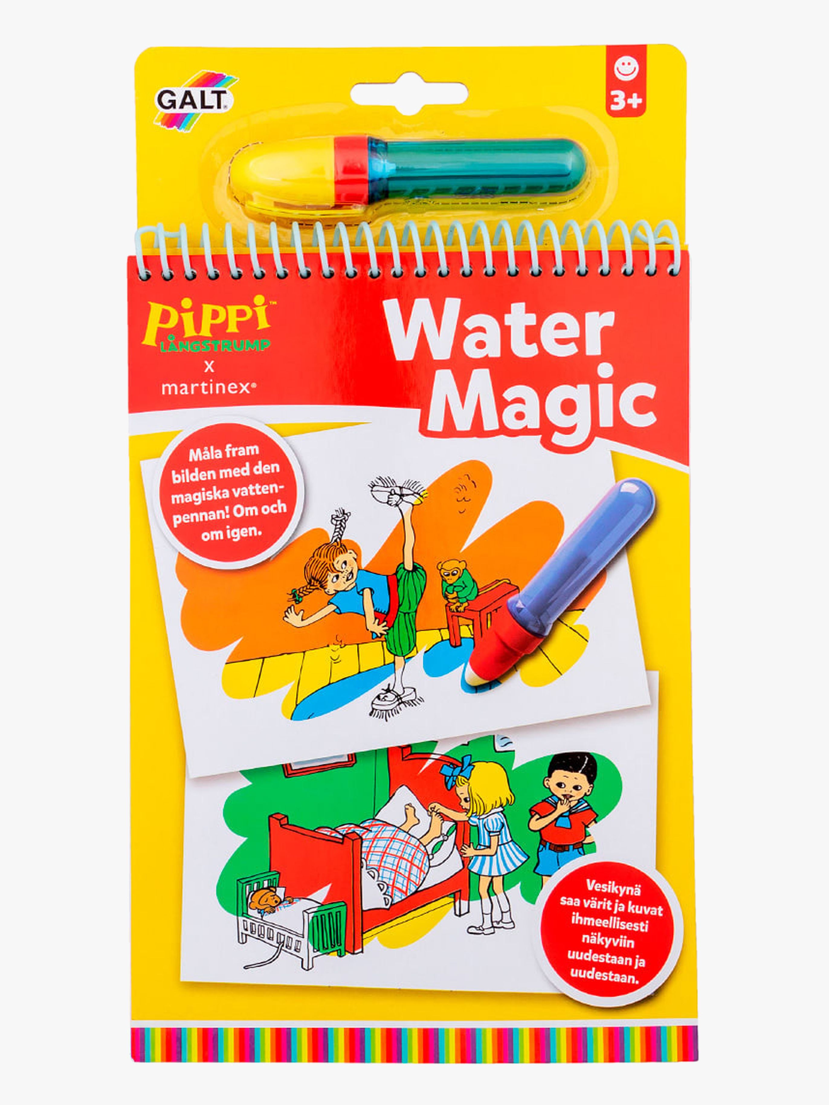 Galt Målarbok Water Magic Pippi Långstrump