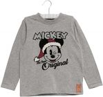 Wheat Disney Musse Pigg T-Shirt, Melange Grey