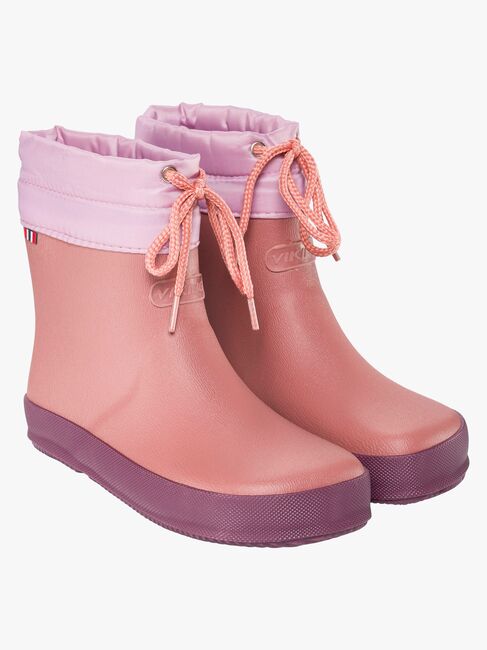 Viking Alv Barefoot Gummistövlar, Pink