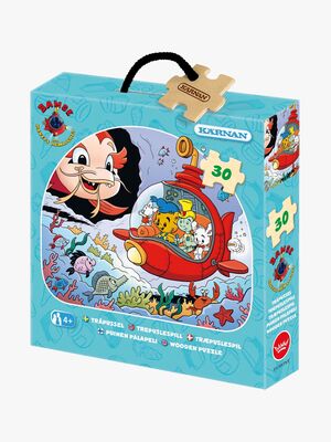 Kärnan Träpussel Bamse och Havets Hemlighet 30 Bitar