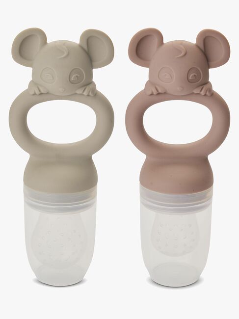 nuuroo Lauge Smaknappar 2-Pack, Woodrose/Cobblestone