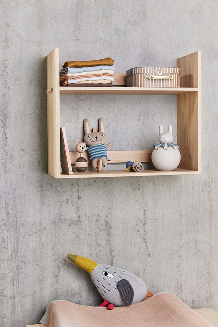 OYOY Rabbit Nattlampa, Offwhite/Blue