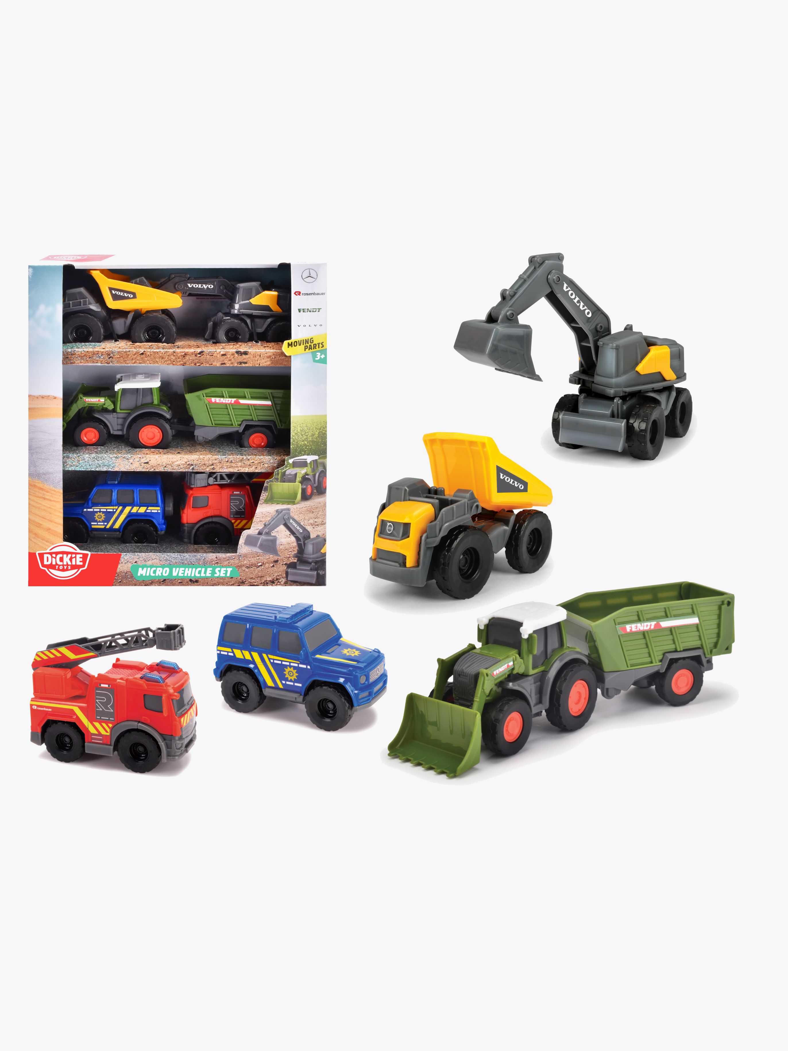 Dickie Toys Mini Leksaksbilar 5-Pack