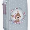 Beckmann Fylld Trippelpennfodral, Forest Deer Dusty Mint