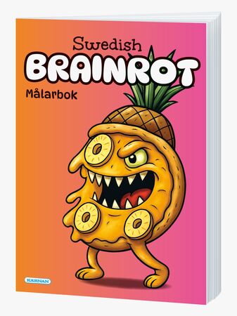 Egmont Kärnan Swedish Brainrot Målarbok