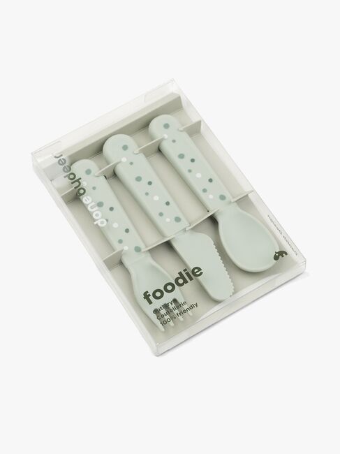 Done By Deer Foodie Bestick Happy Dots, Grön