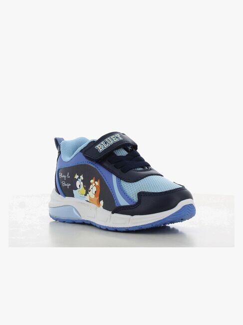 Bluey  Blinkande Sneakers, Navy/Light Blue