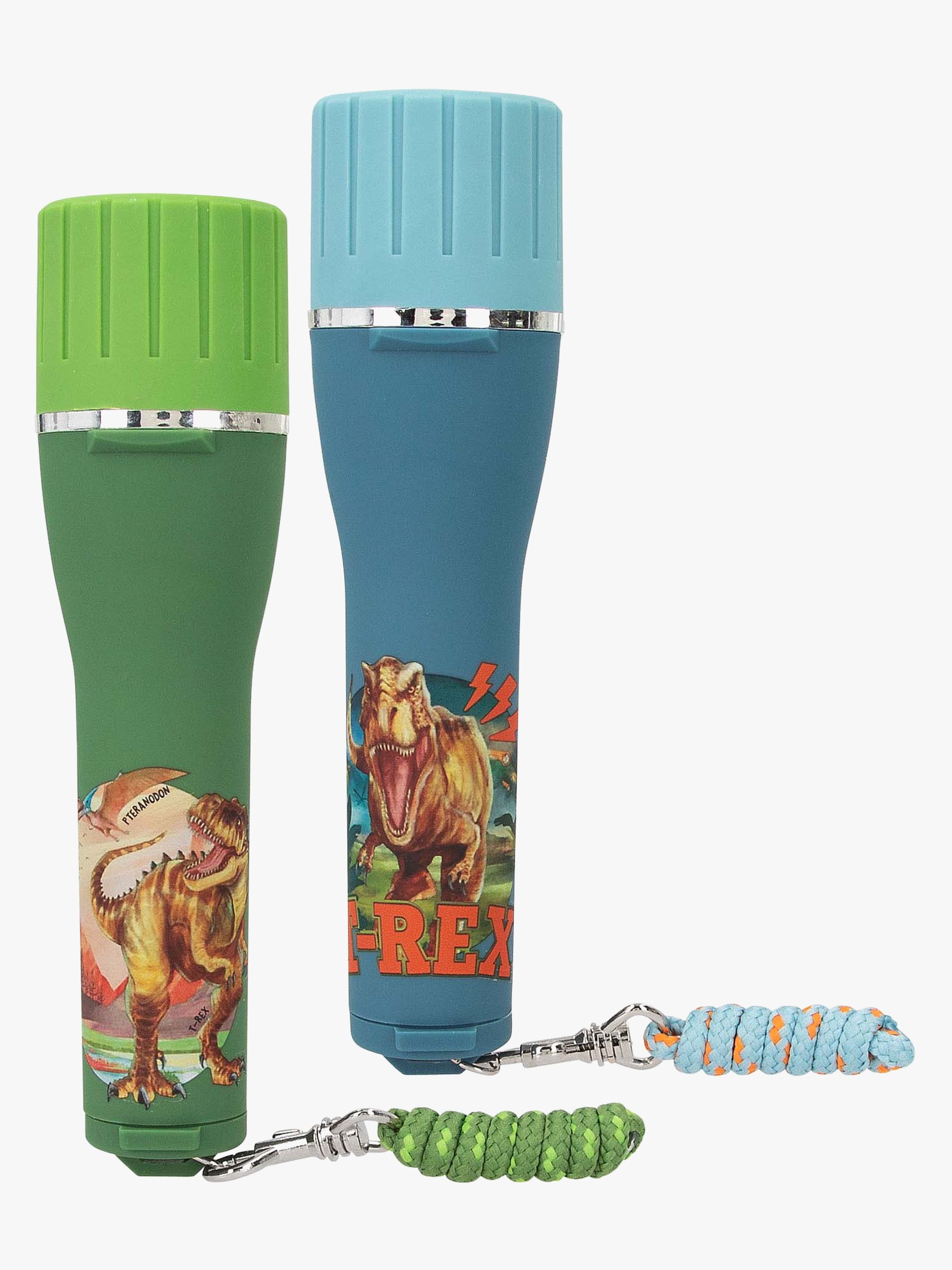 Dino World Ficklampa med Timer Blandad, Barnrum