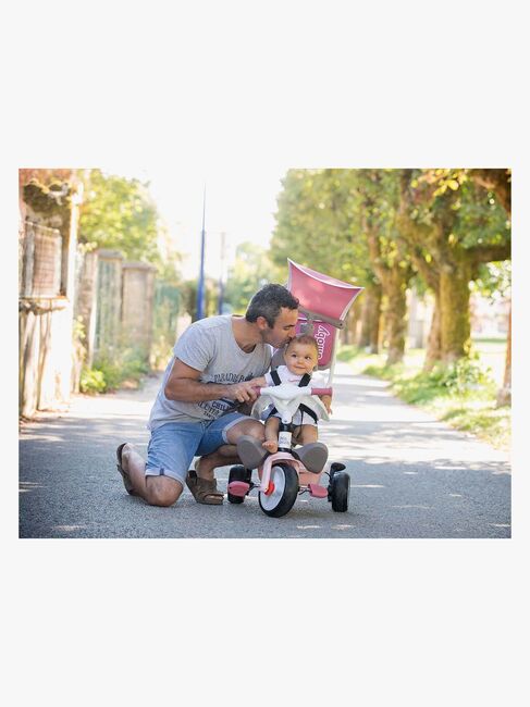 Smoby Trehjuling Baby Balade Plus, Rosa