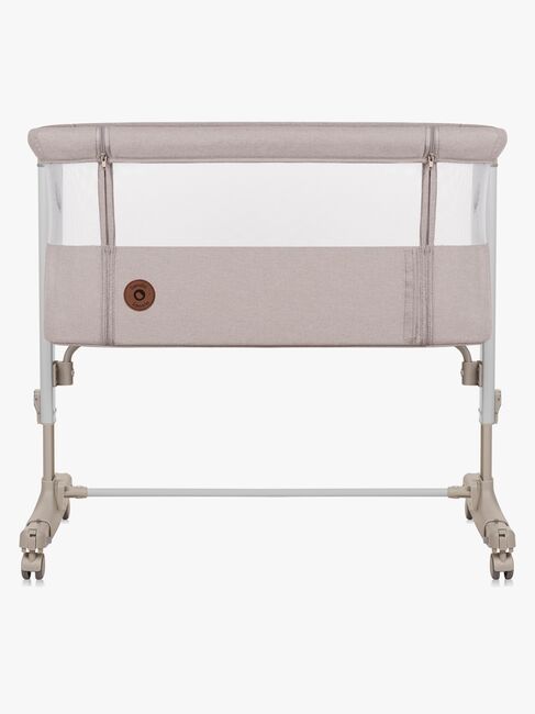 Lionelo Aurora Bedside Crib 3-in-1, Beige Cappuccino