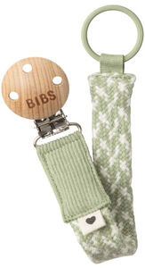 BIBS Napphållare Pacifier Braid, Sage/Ivory