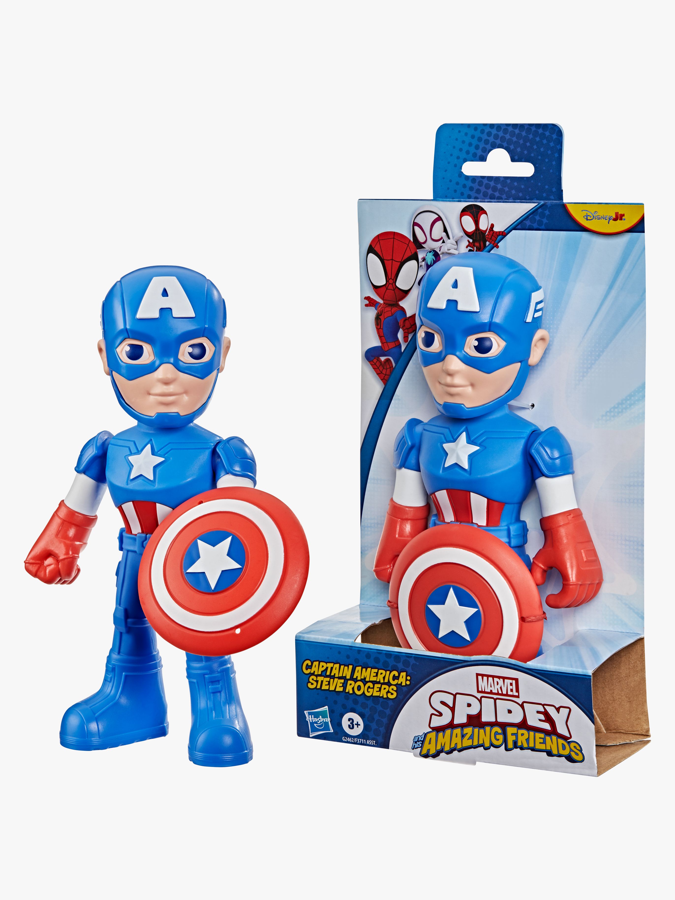 Spidey And His Amazing Friends Supersized Actionfigur Captain America: Steve Rogers