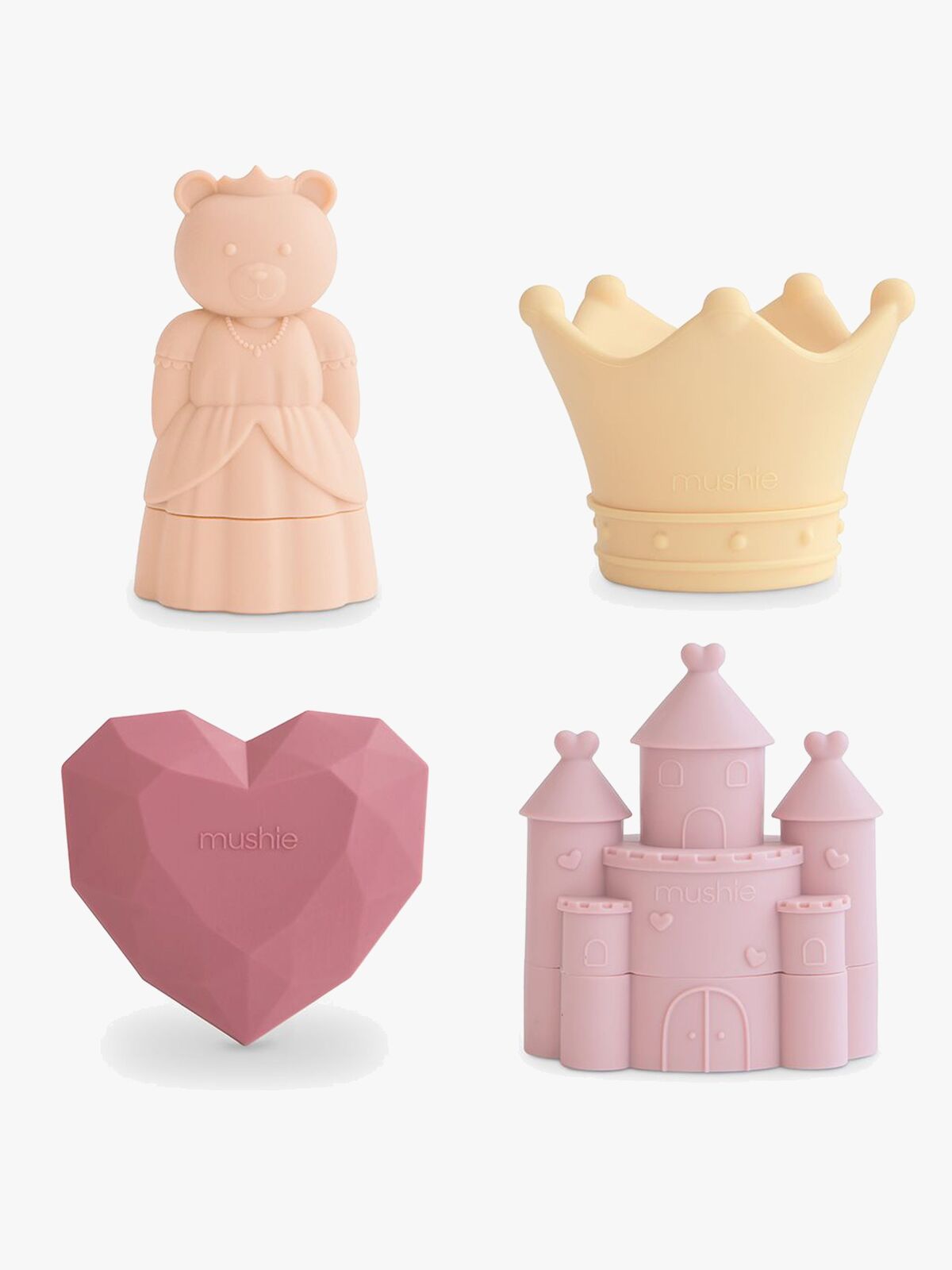 Mushie Badleksaker Prinsessa 4-Pack