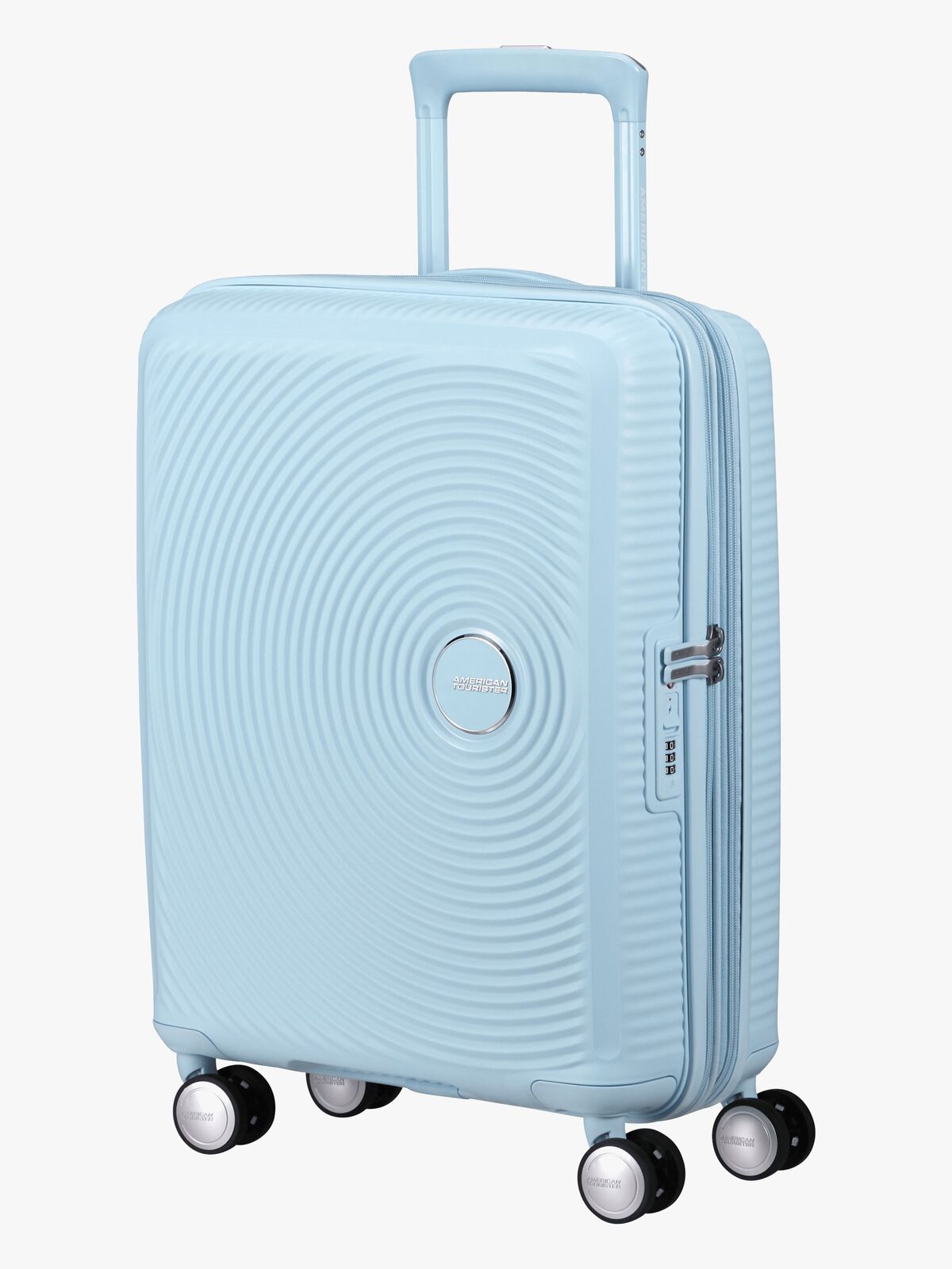 American Tourister Soundbox Spinner Resväska 35,5L, Pastel Blue