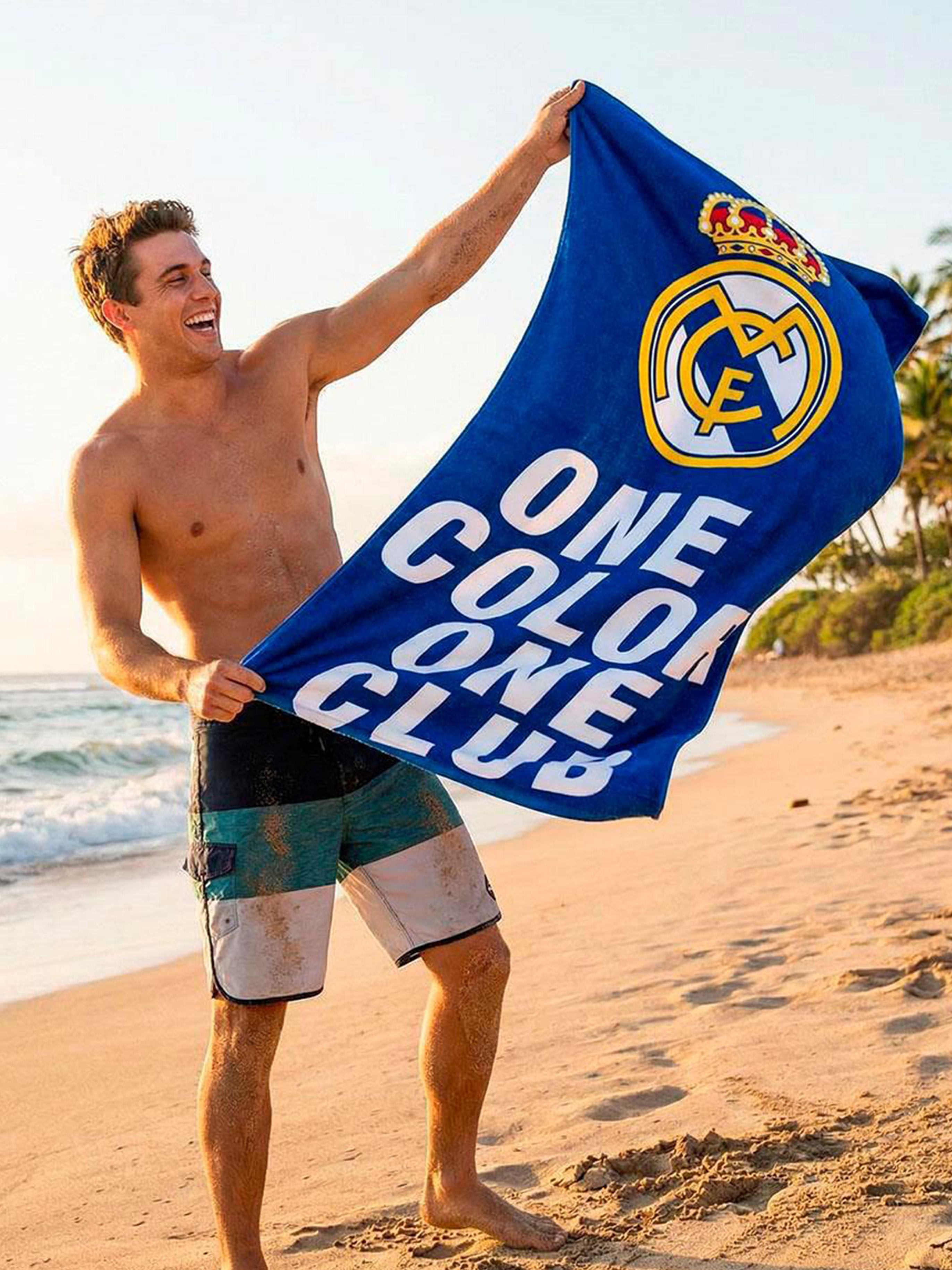 Real Madrid Handduk 100% Bomull, Blå