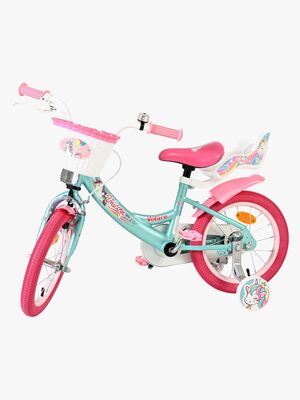 Volare Unicorn Cykel 14 Tum, Grön