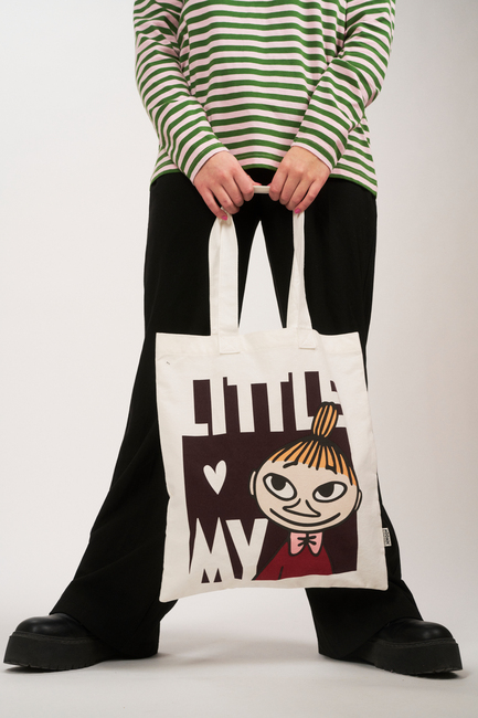 Mumin Lilla My Tygkasse, Vit