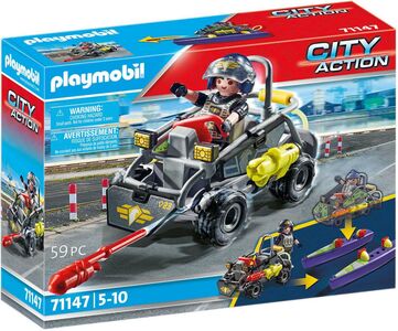 Playmobil 71147 City Action Byggsats Insatsstyrkans Mångsidiga Terrängfyrhjuling