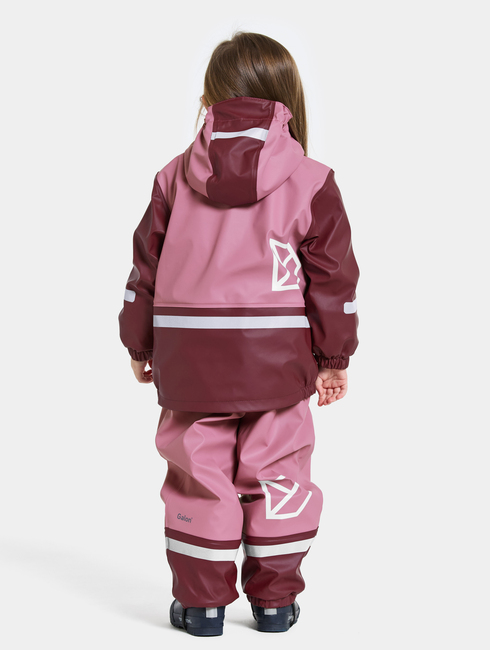 Didriksons Boardman Fodrat Regnställ, Heather Pink