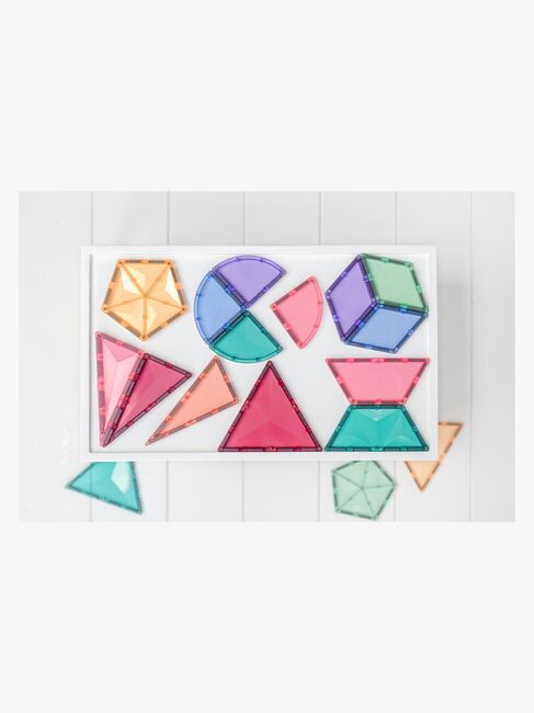 Connetix Magnetiska Byggklossar Pastel Shape Expansionsset 48 Delar