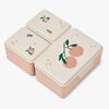 LIEWOOD Driss  Mönstrad Lunchbox, Peach me/Sea shell