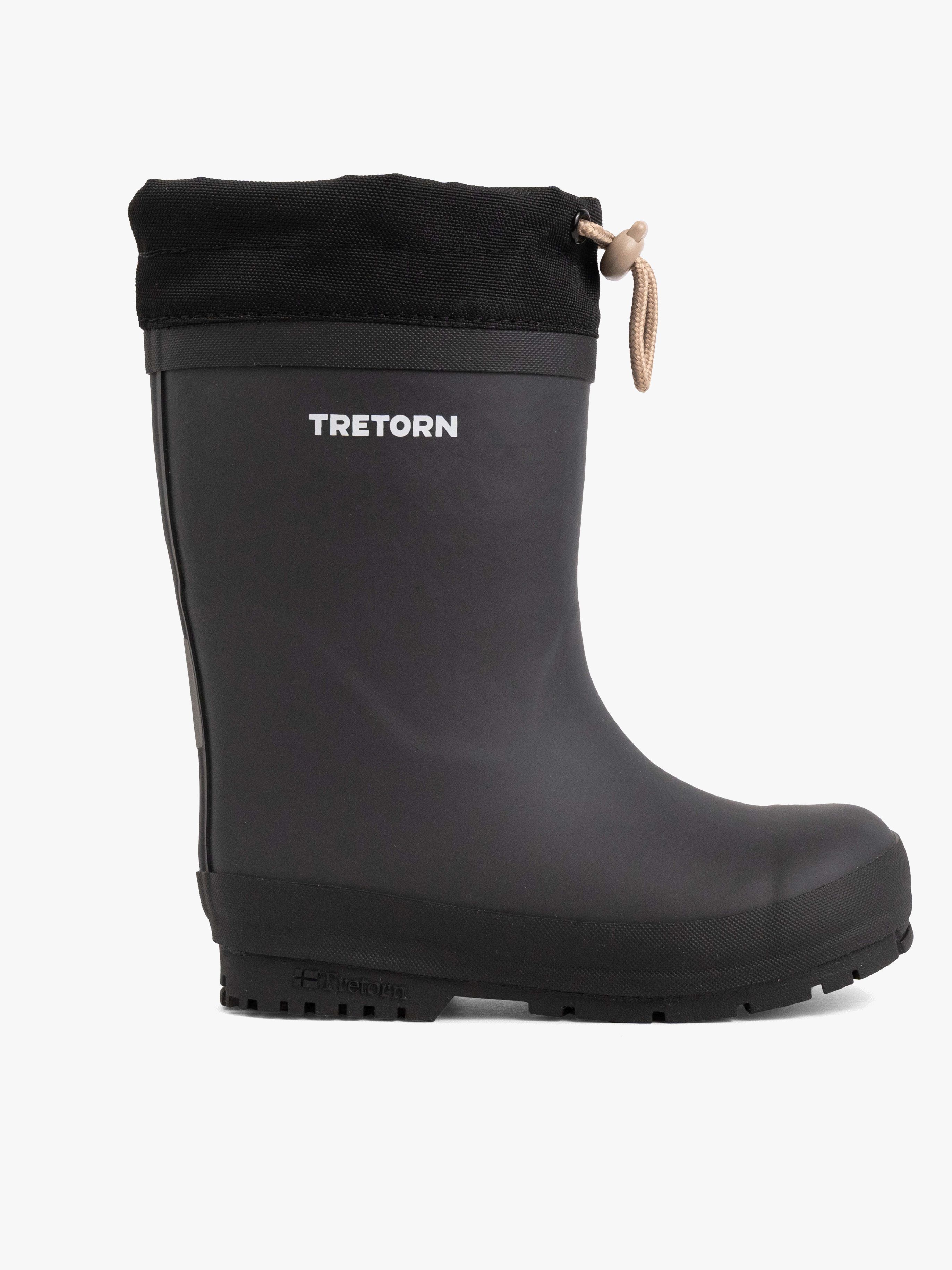 Tretorn Naven Fodrade Gummistövlar, Svart, 32