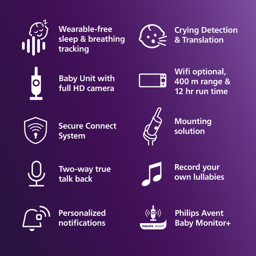 Philips Avent Premium Babyvakt SCD971/26