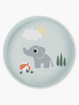 Done By Deer Playground Tallrik Stick & Stay, Blue