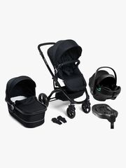 Beemoo Move Duo Duovagn inkl. Axkid GOKID Babyskydd & Bas, Black