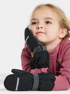 Didriksons Biggles Zip Vantar, Svart