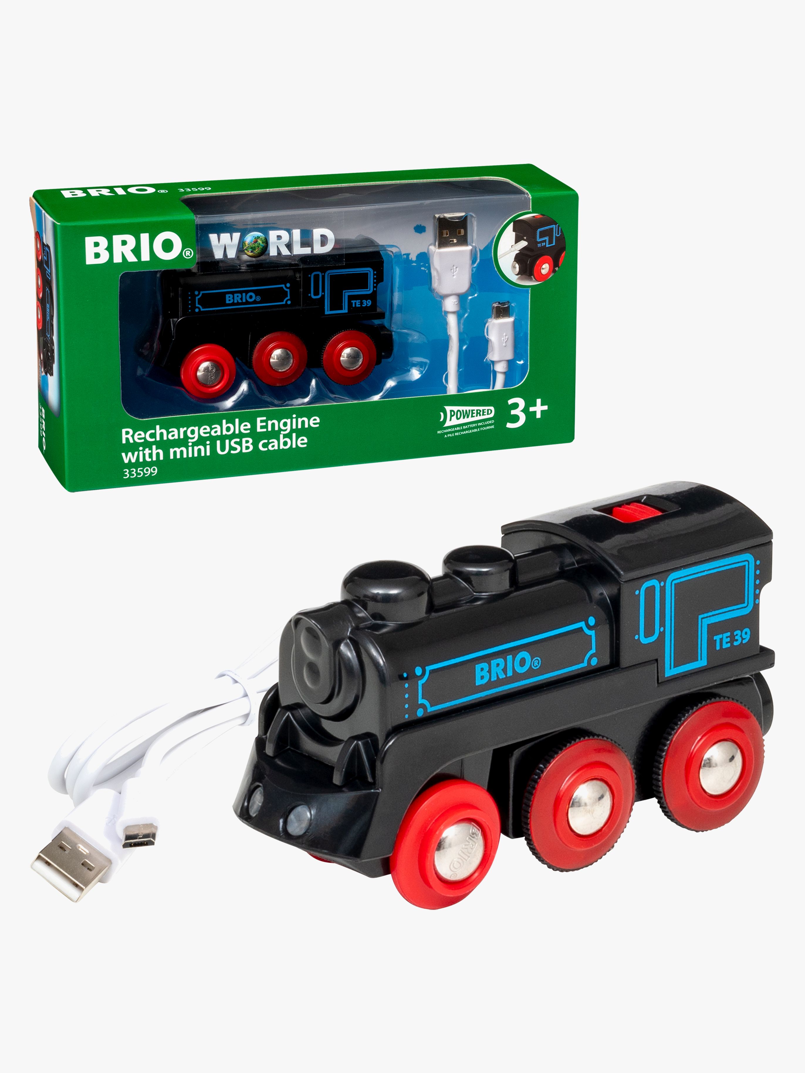BRIO 33599 Lok Uppladdningsbart