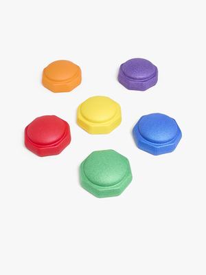 Cloudberry Castle Balansstenar 6-pack, Rainbow