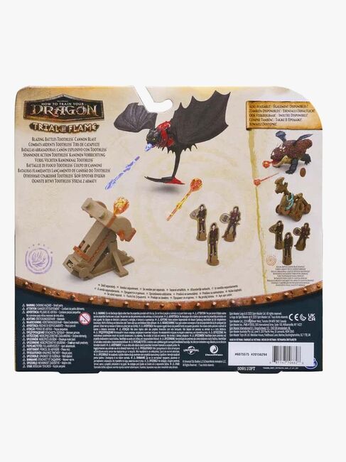 Draktränaren Battle Cannon Med Toothless Lekset