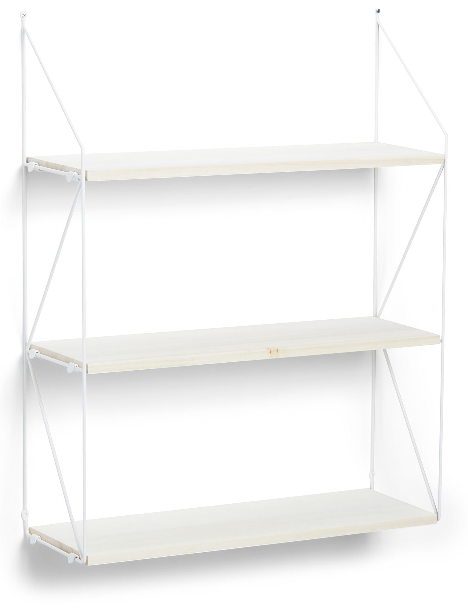 Minitude BROOKLYN Vägghylla Natur/Vit