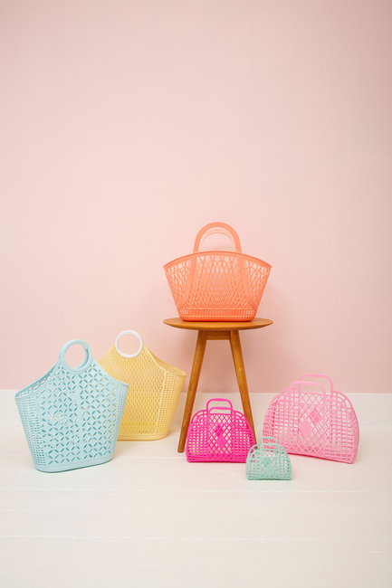 Sun Jellies Tote Bag, Rosa