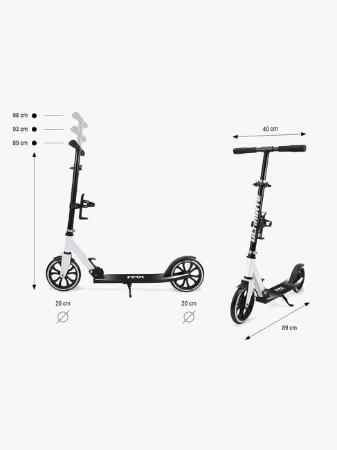 Milly Mally Ultimate Sparkcykel, Vit