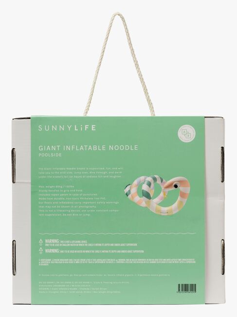 SUNNYLiFE  Stor Flytleksak, Poolside Sorbet Stripe