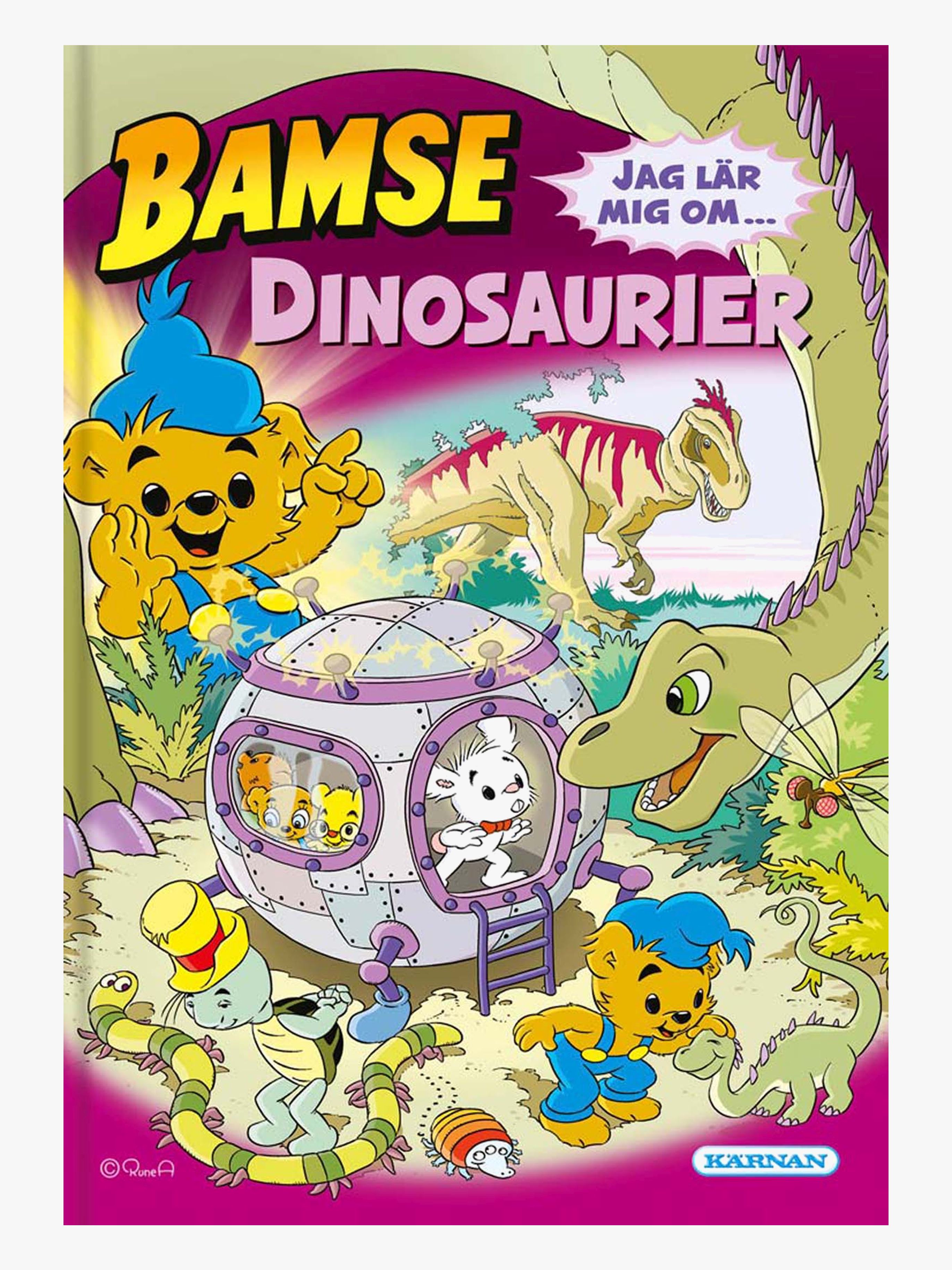 Faktabok Bamse- Jag lär mig om dinosaurier