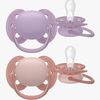 Philips Avent Ultra Soft Napp 6–18m 2-Pack, Lila/Rosa
