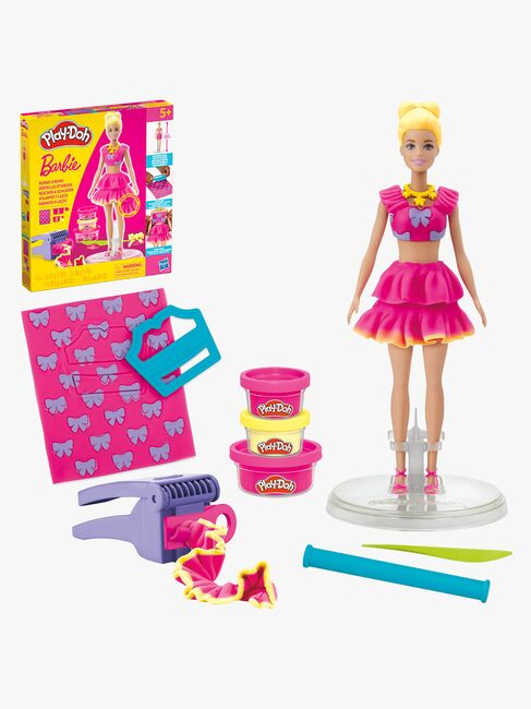 Play-Doh Barbie Leklera med Docka Volanger & Rosetter