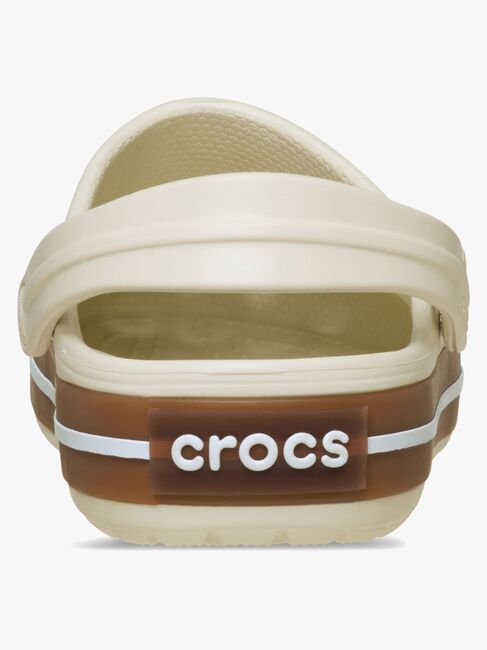 Crocs Crocband Gum Tofflor, Summit White