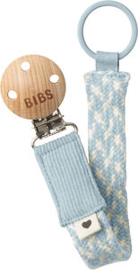 BIBS Braid Napphållare, Baby Blue/Ivory