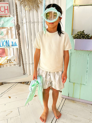 SUNNYLiFE Snorkelset Barn Small, Salty the Shark Multi