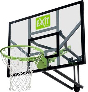 EXIT Galaxy Vägghängd Basketkorg Med Dunkring, Grön/Svart