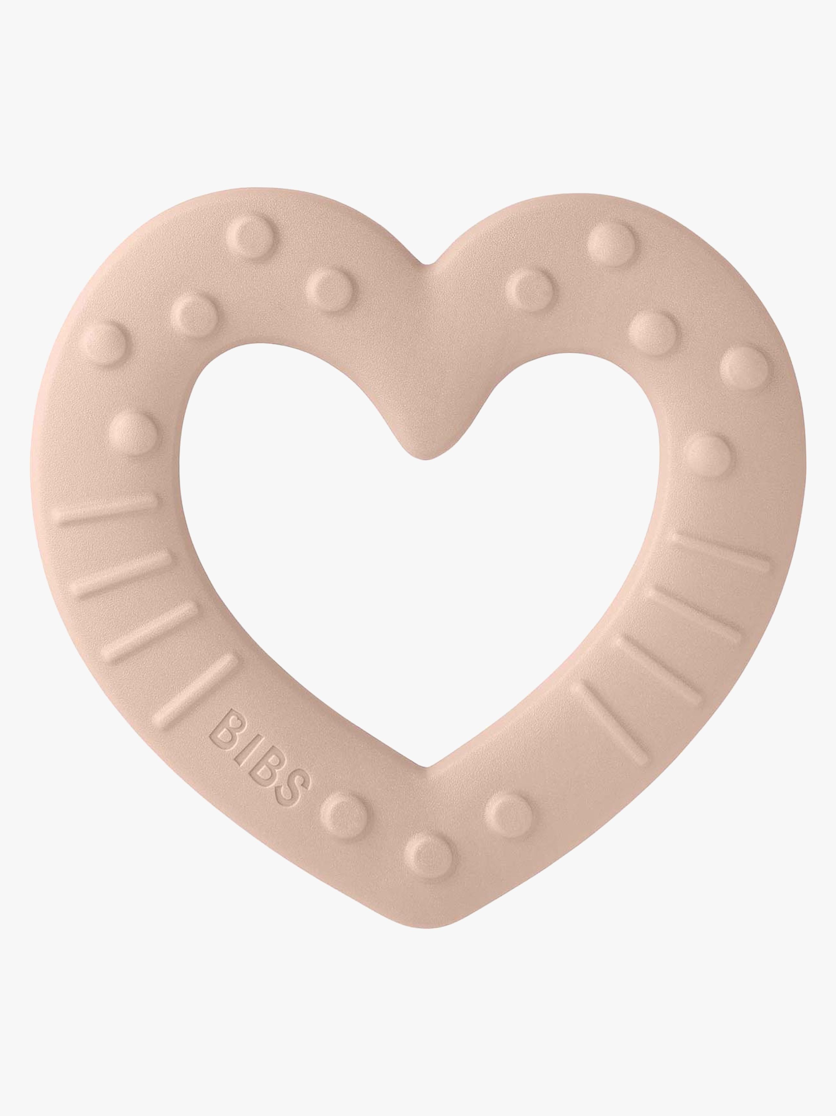 BIBS Bitleksak Baby Bitie Heart, Blush