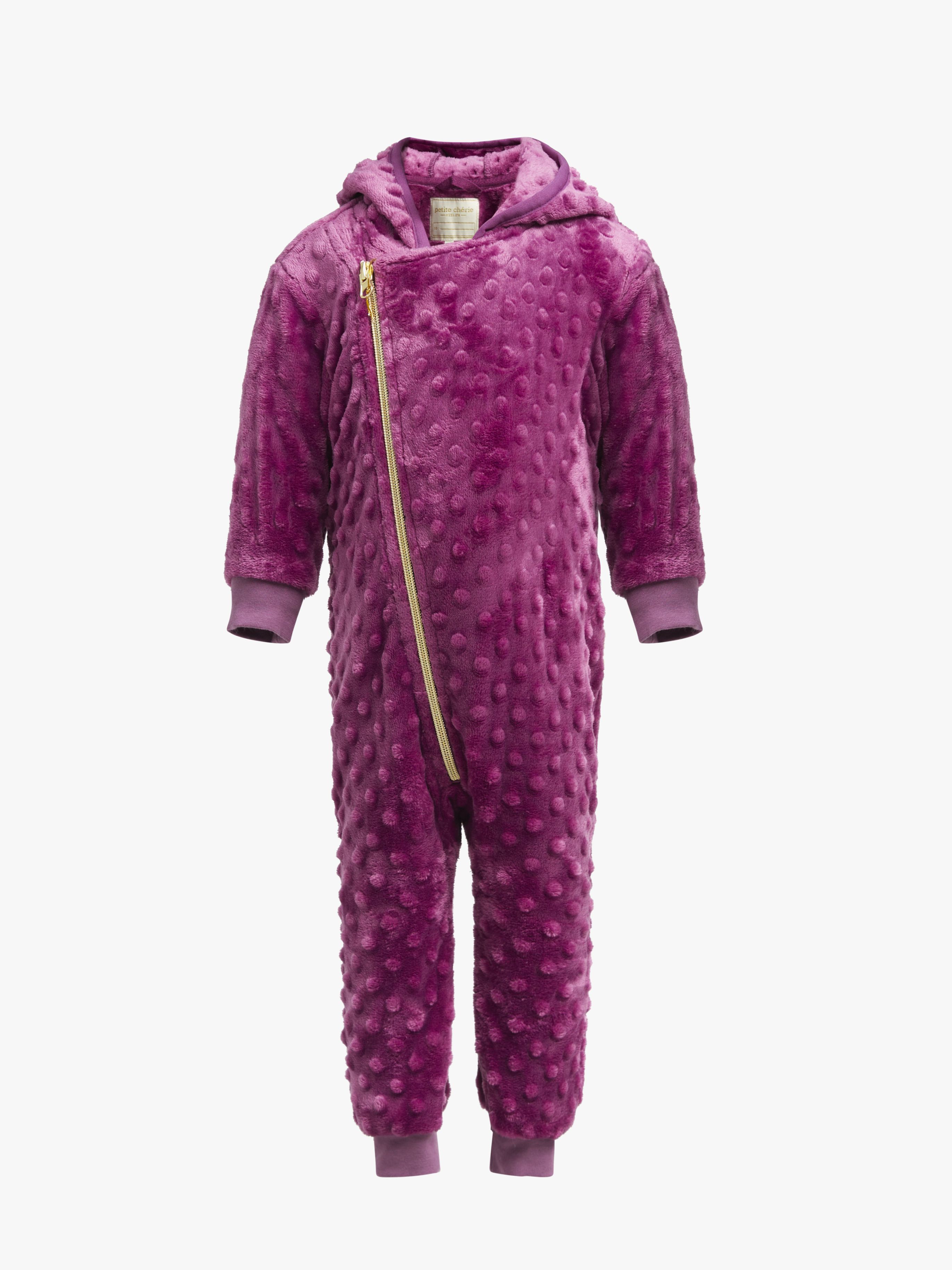 Petite Chérie Atelier Nour Fleeceoverall Damson 80